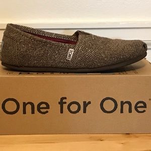 Toms - Brown with Gold Shimmer - S 9.5
